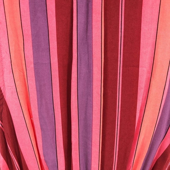 Free People Mackenzie Wrap Button-Up Sleeveless Top Floral Combo Small NWT - Picture 6 of 12